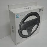 Controller -- Wii Wheel - Black (Nintendo Wii)